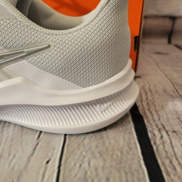 Womens Nike Downshifter White Sneakers - Picture 6 of 9